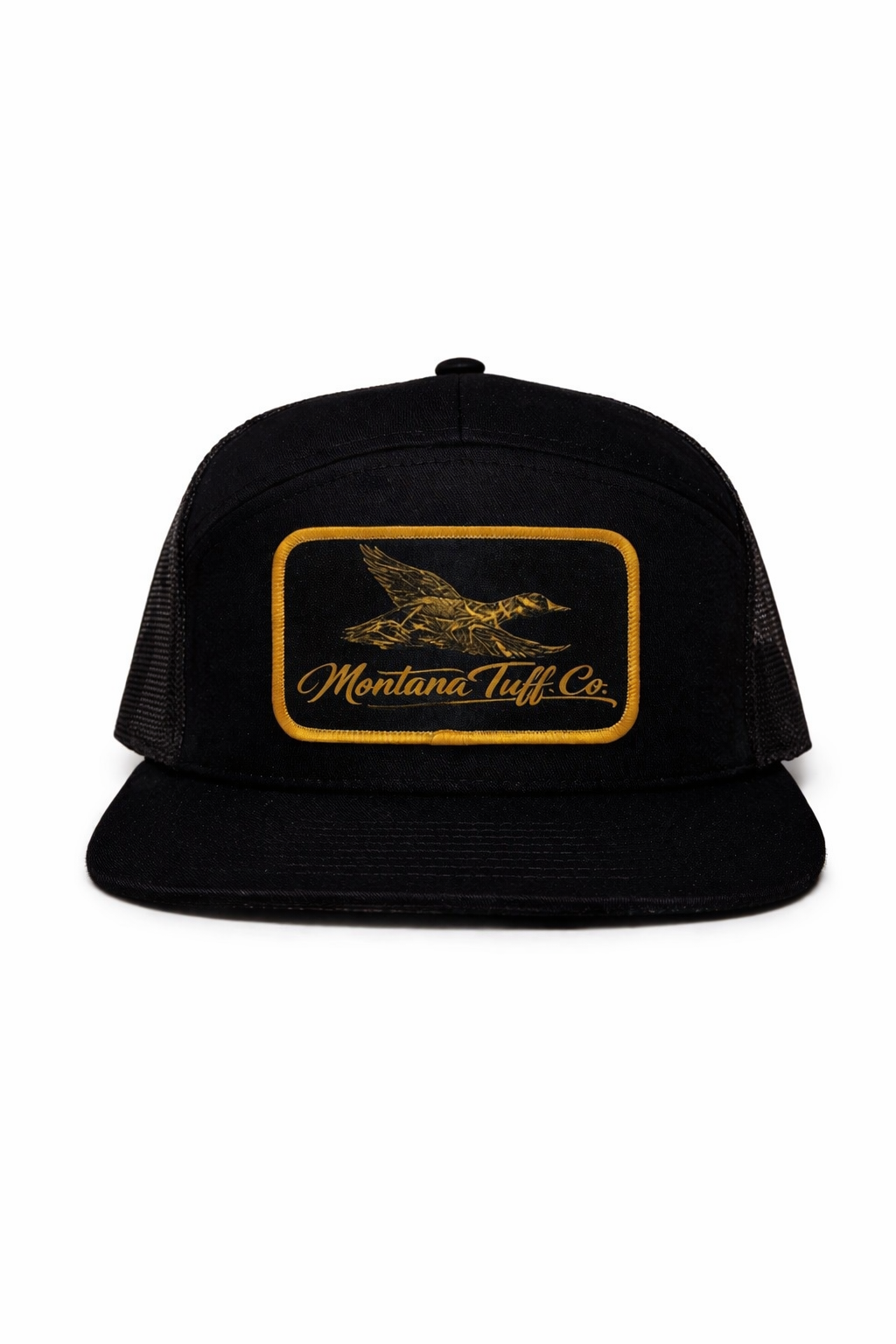Marsh Gold Patched 7 Panel Hat