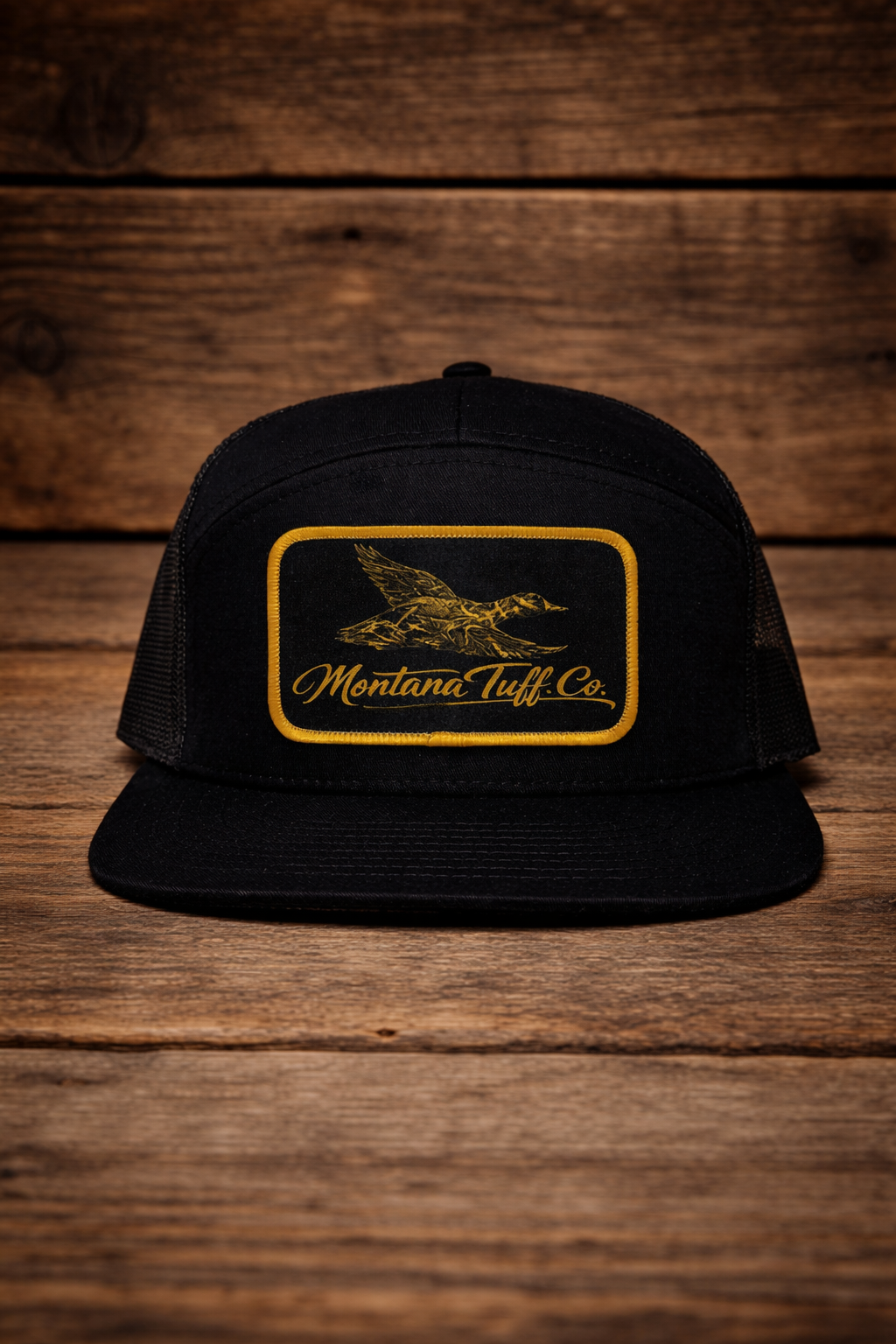 Marsh Gold Patched 7 Panel Hat